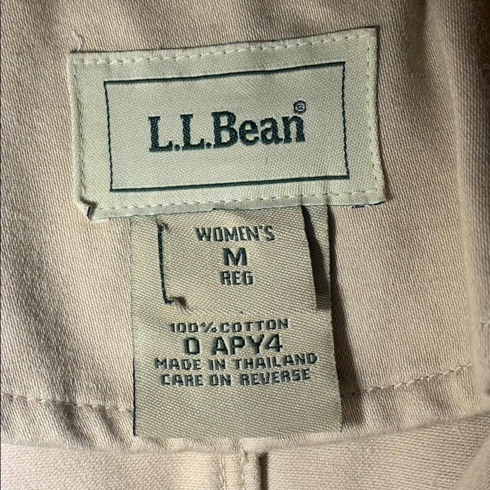 L.L. Bean Unlined Safari Jacket Size M NWOT - Picture 3 of 3
